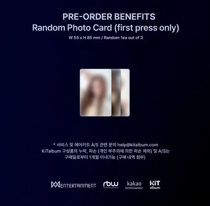 YOOA (OH MY GIRL) - BORDERLINE (1ST SINGLE ALBUM) KiT VER.