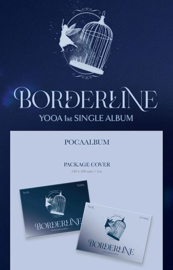 YOOA (OH MY GIRL) - BORDERLINE (1ST SINGLE ALBUM) POCA ALBUM