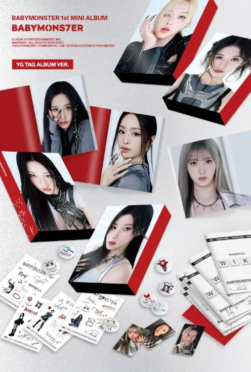 BABYMONSTER - BABYMONS7ER (1ST MINI ALBUM) YG TAG ALBUM VER.