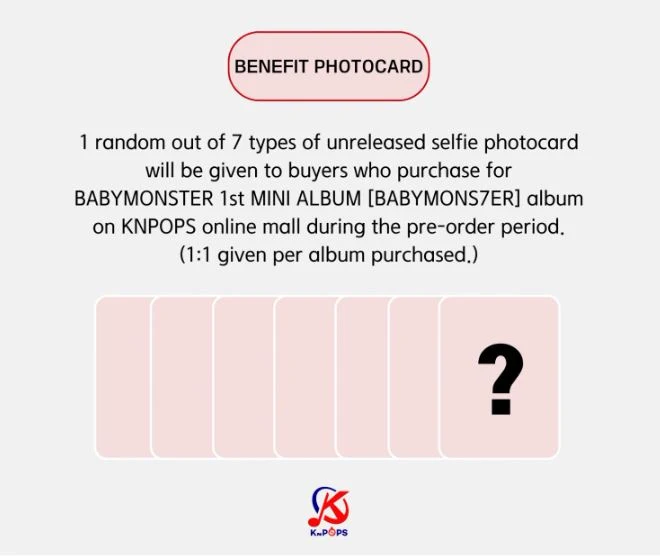 BABYMONSTER - BABYMONS7ER (1ST MINI ALBUM) PHOTOBOOK VER.