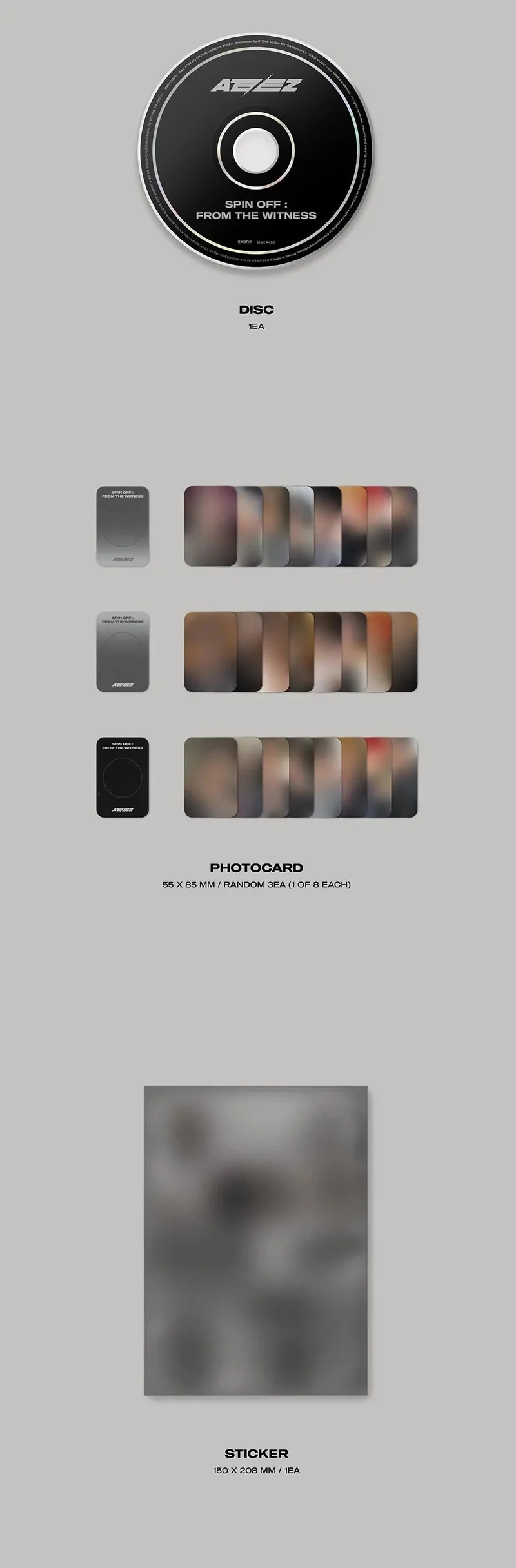ATEEZ - SPIN OFF FROM THE WITNESS (Limited Edition) HELLO82 EXCLUSIVE