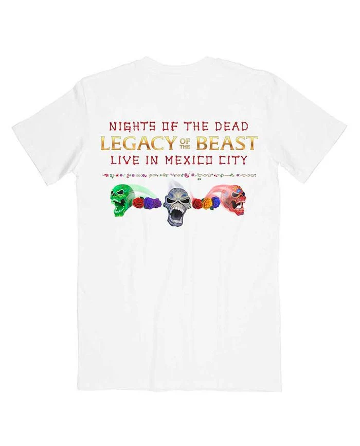 Iron Maiden - Camiseta "Legacy of the Beast Live In Mexico City" Unisex