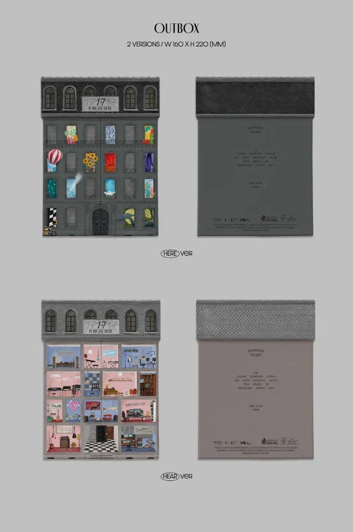 SEVENTEEN - SEVENTEEN BEST ALBUM - 17 IS RIGHT HERE (LUCKY DRAW)