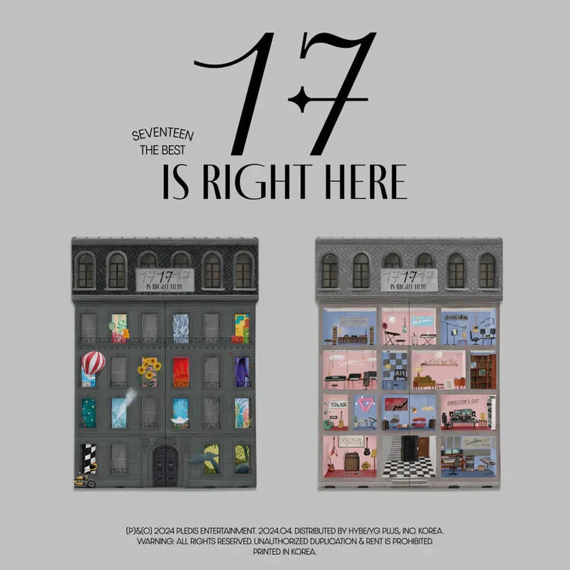SEVENTEEN - SEVENTEEN BEST ALBUM - 17 IS RIGHT HERE + BDM Gift