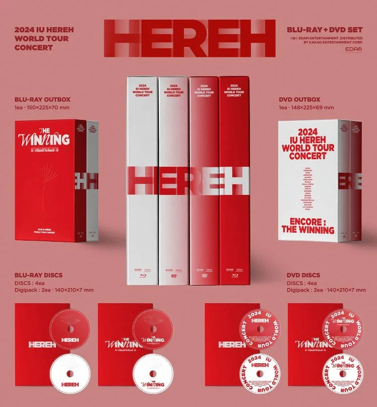 IU - 2024 HEREH WORLD TOUR CONCERT (BLU-RAY & DVD)