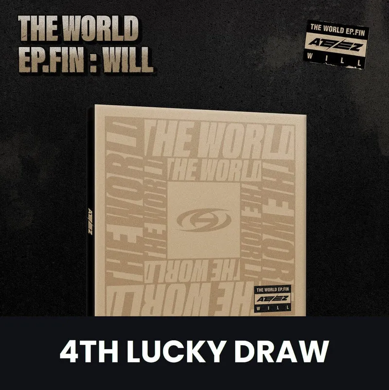 ATEEZ - THE WORLD EP.FIN : WILL (DIGIPAK VER.) 4TH LUCKY DRAW