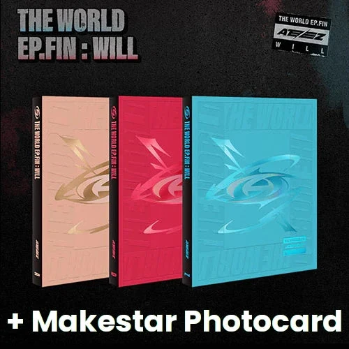 ATEEZ - THE WORLD EP.FIN : WILL (2ND FULL ALBUM) + Makestar Photocard