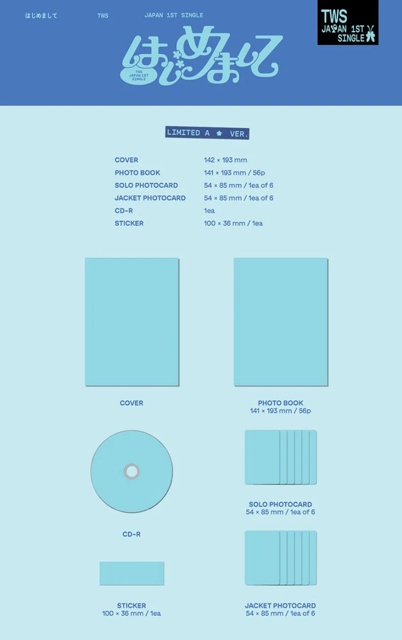 TWS - JAPAN 1ST SINGLE (はじめまして) + Weverse Gift