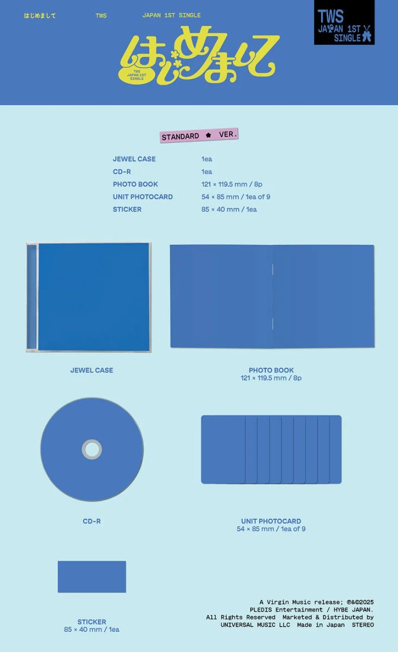 TWS - JAPAN 1ST SINGLE (はじめまして) + Weverse Gift