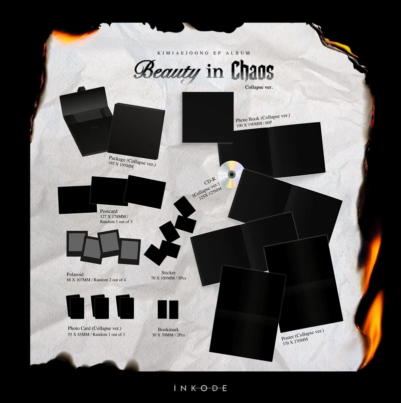 KIM JAE JOONG (JX) - BEAUTY IN CHAOS (PHOTOBOOK ALBUM)