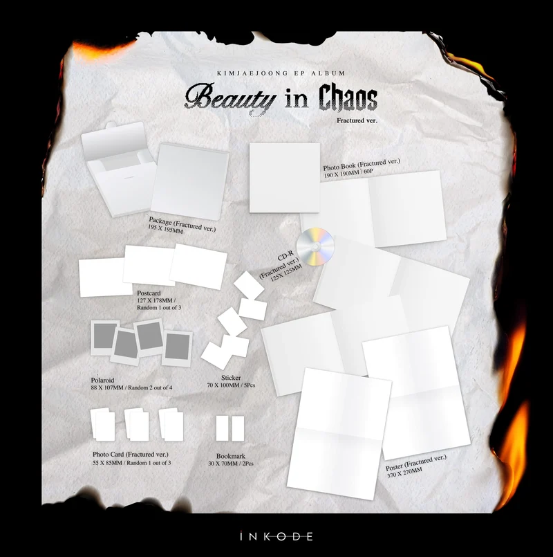 KIM JAE JOONG (JX) - BEAUTY IN CHAOS (PHOTOBOOK ALBUM)
