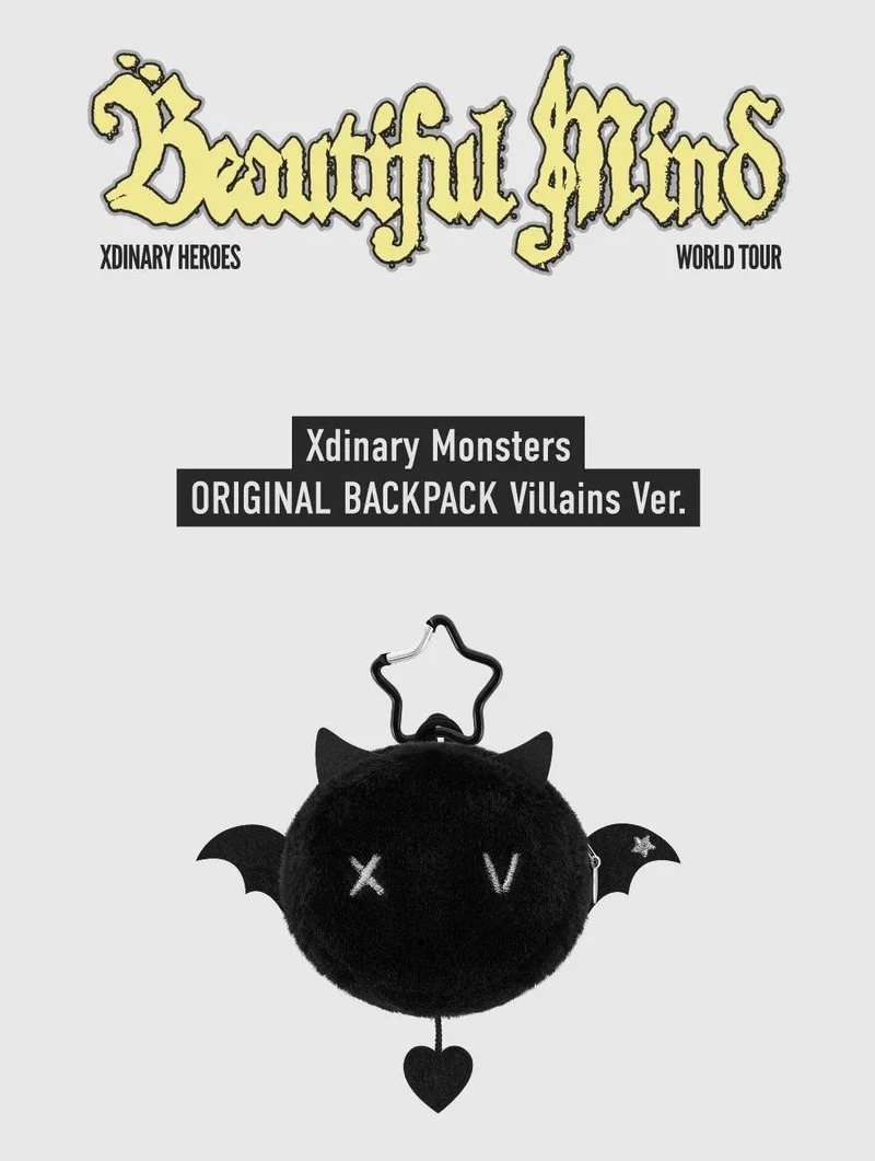 XDINARY HEROES - BACKPACK VILLAINS VER. (WORLD TOUR 'BEAUTIFUL MIND' IN SEOUL OFFICIAL MD)