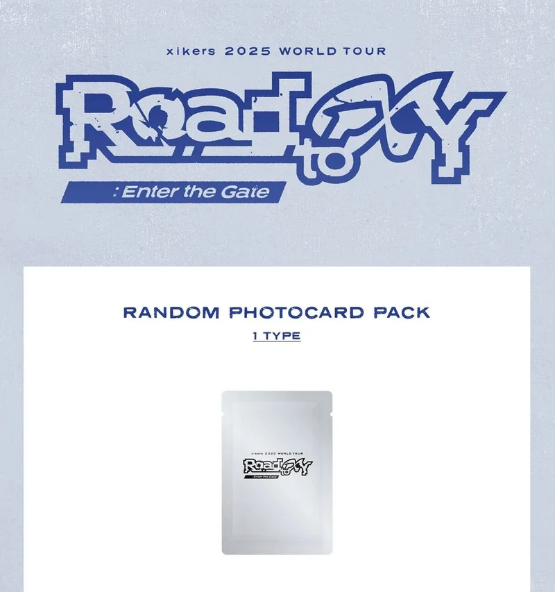 XIKERS - RANDOM PHOTOCARD PACK (2025 WORLD TOUR 'ROAD TO XY : ENTER THE GATE')