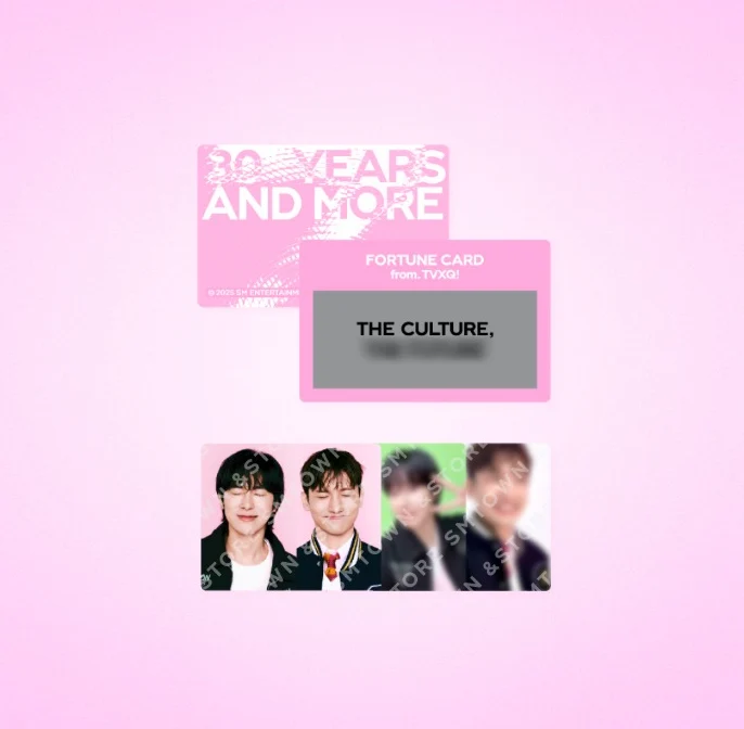 [SMTOWN] SMTOWN LIVE 2025 : Fortune Scratch Card Set