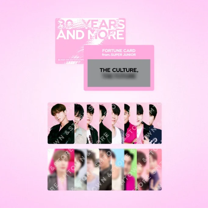 [SMTOWN] SMTOWN LIVE 2025 : Fortune Scratch Card Set