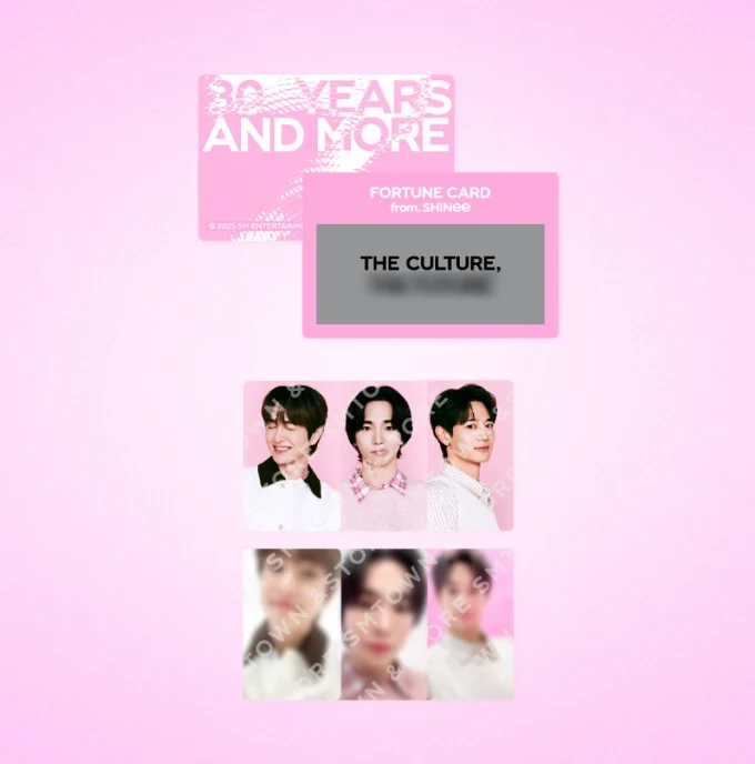 [SMTOWN] SMTOWN LIVE 2025 : Fortune Scratch Card Set
