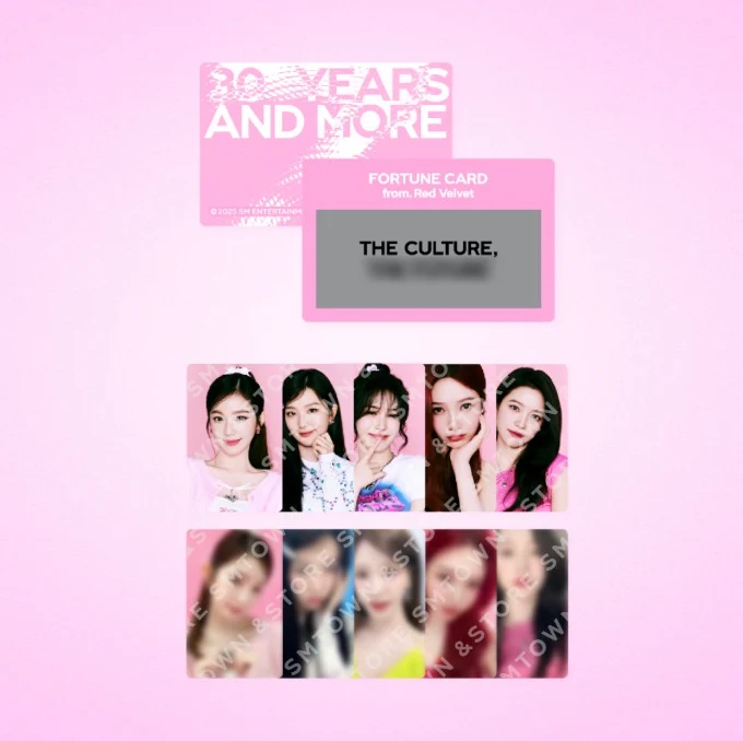 [SMTOWN] SMTOWN LIVE 2025 : Fortune Scratch Card Set