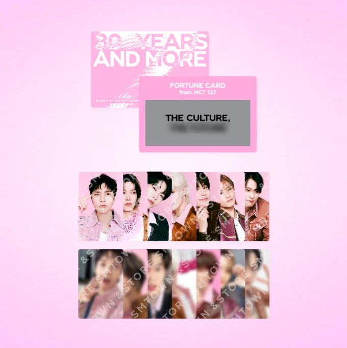 [SMTOWN] SMTOWN LIVE 2025 : Fortune Scratch Card Set