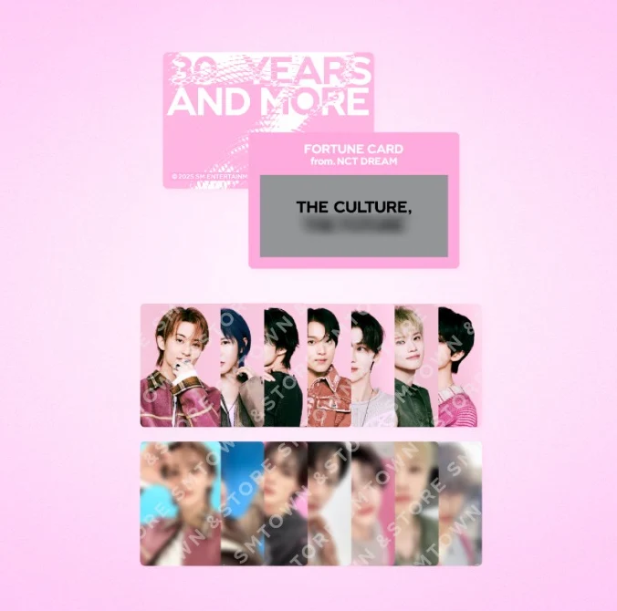 [SMTOWN] SMTOWN LIVE 2025 : Fortune Scratch Card Set