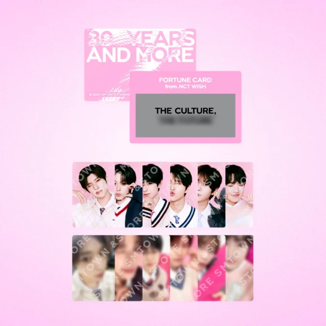 [SMTOWN] SMTOWN LIVE 2025 : Fortune Scratch Card Set