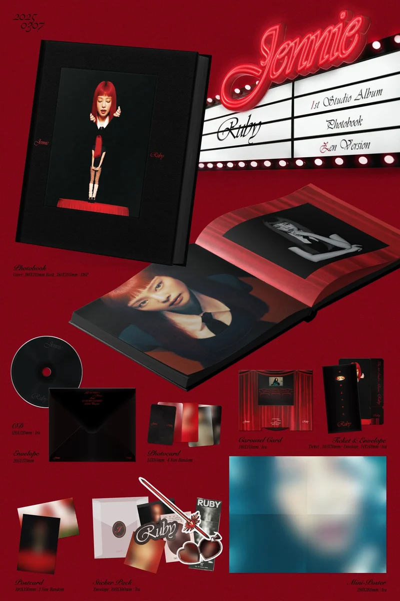 JENNIE (BLACKPINK) - RUBY (PHOTOBOOK VER.)