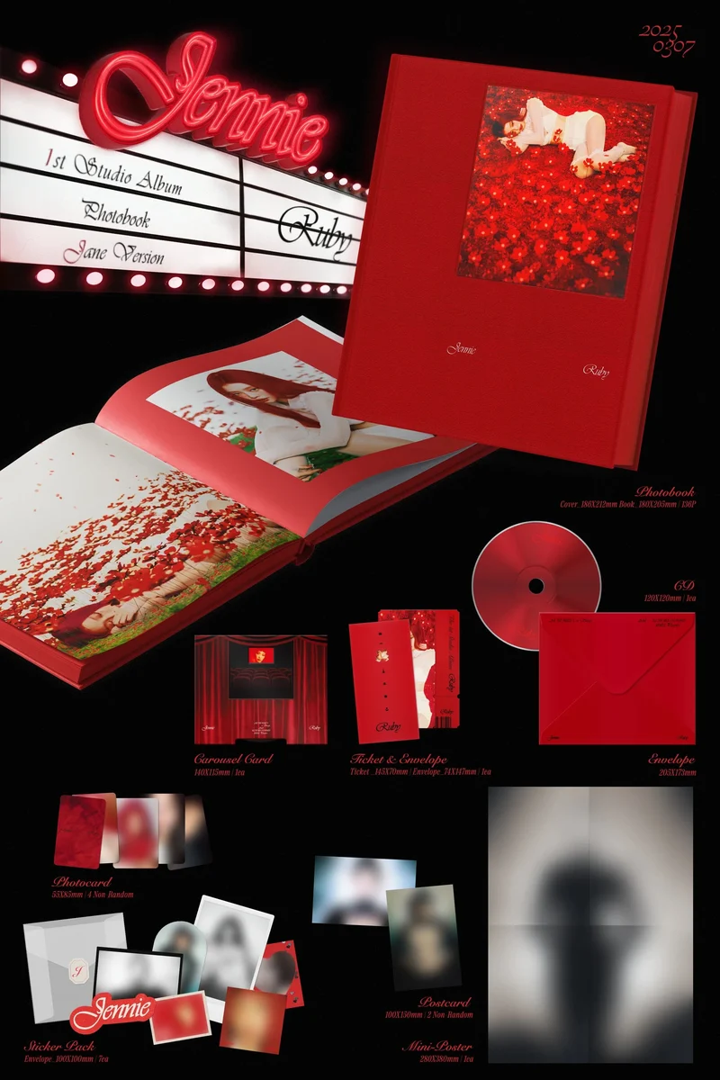 JENNIE (BLACKPINK) - RUBY (PHOTOBOOK VER.)
