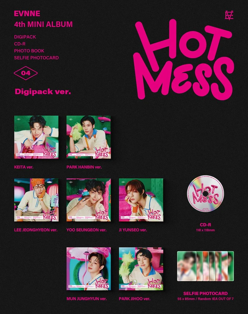 EVNNE - HOT MESS (DIGIPACK VER.)