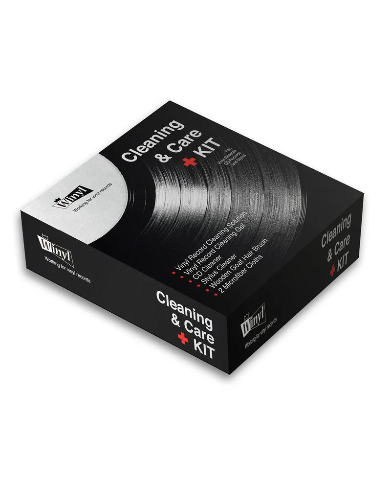 Winyl - Kit limpieza y cuidado para discos de Vinilo, Agujas, CD, DVD y Bluray