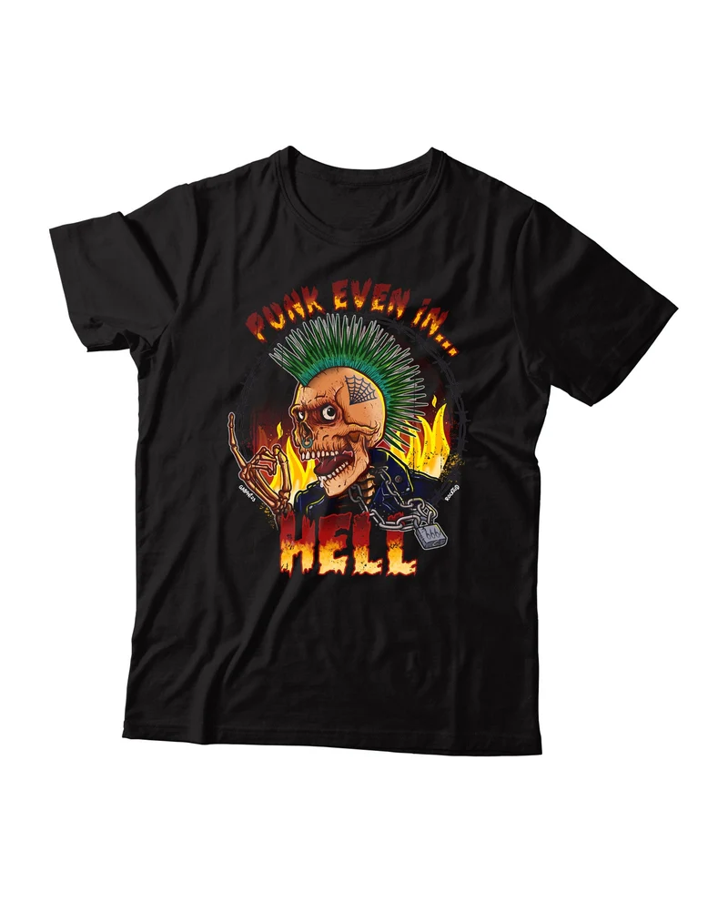 Gaboni x D2fy - Camiseta "Punk even in Hell"