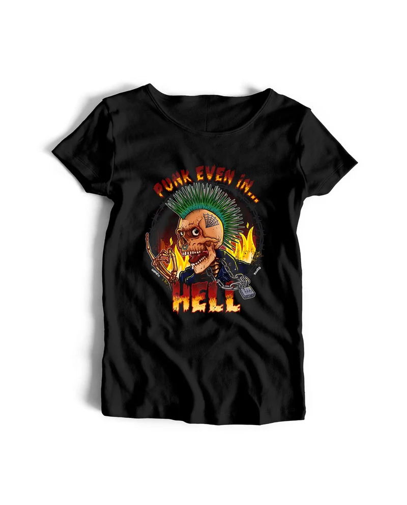 Gaboni x D2fy - Camiseta "Punk even in Hell"