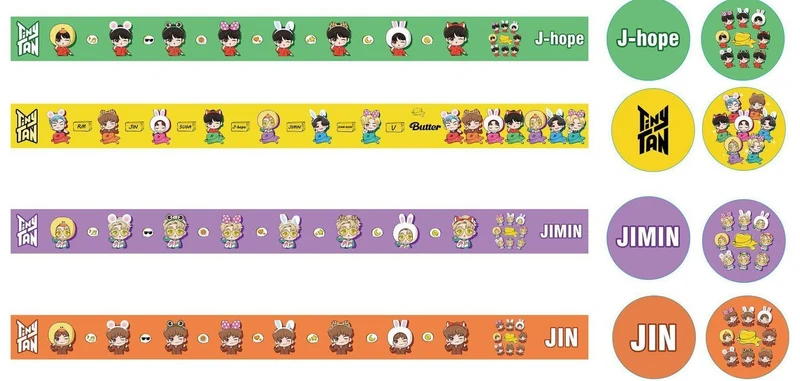 BTS - Butter x TinyTan Washitape