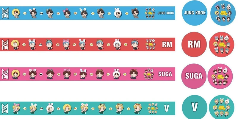 BTS - Butter x TinyTan Washitape