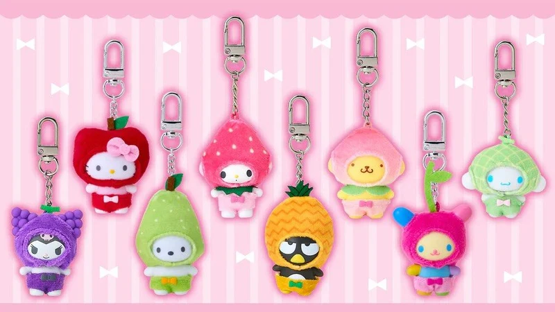 [SANRIO] Chibittomo : Blind Box Keychain : Fruits