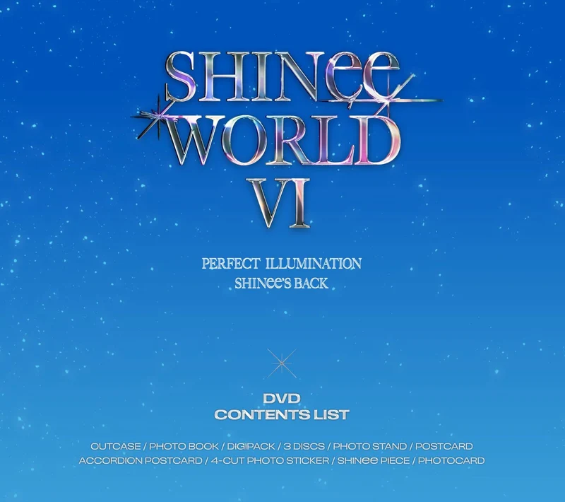 SHINEE - SHINEE WORLD VI : PERFECT ILLUMINATION SHINEE'S BACK (DVD & BLU-RAY)