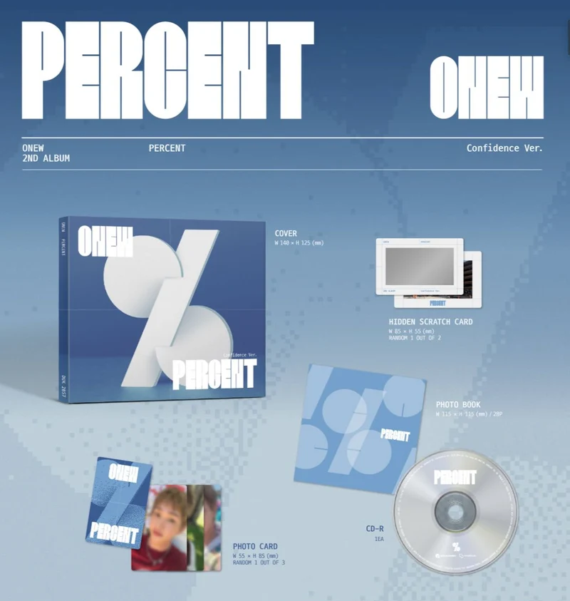 ONEW (SHINEE) - PERCENT (DIGIPACK VER.)