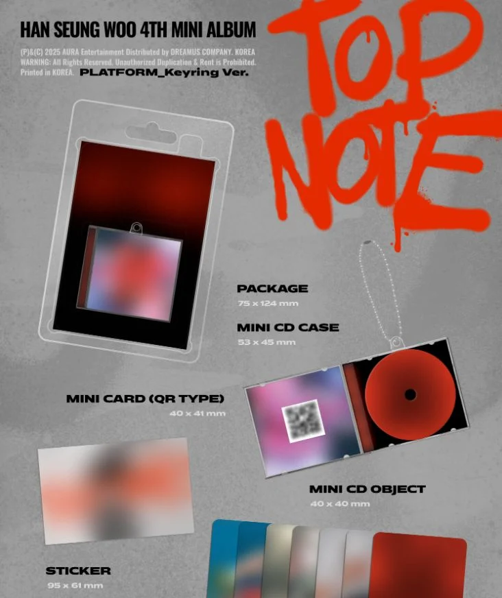 HAN SEUNG WOO - TOP NOTE (PLATFORM VER.)