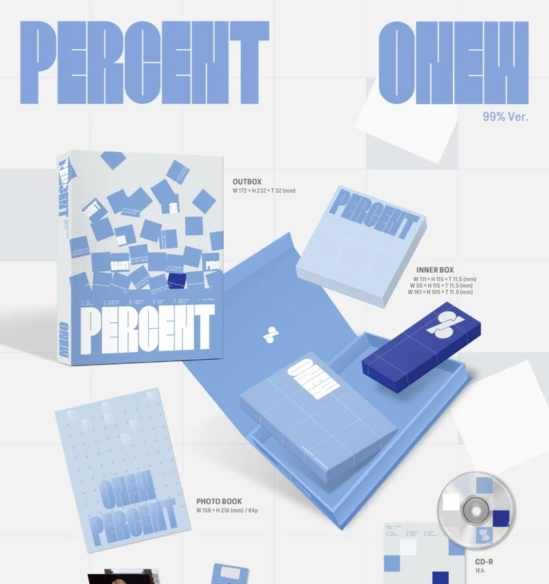 ONEW (SHINEE) - PERCENT (PHOTOBOOK VER.)
