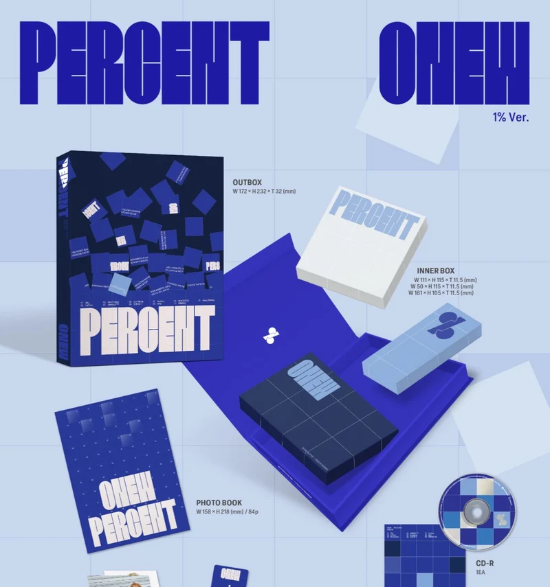 ONEW (SHINEE) - PERCENT (PHOTOBOOK VER.)