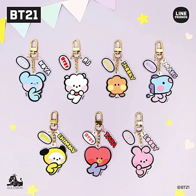 BT21 minini Acrylic Keyring Ver3