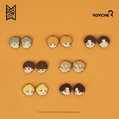 BTS TinyTAN Dynamite Rubber Pin Badge