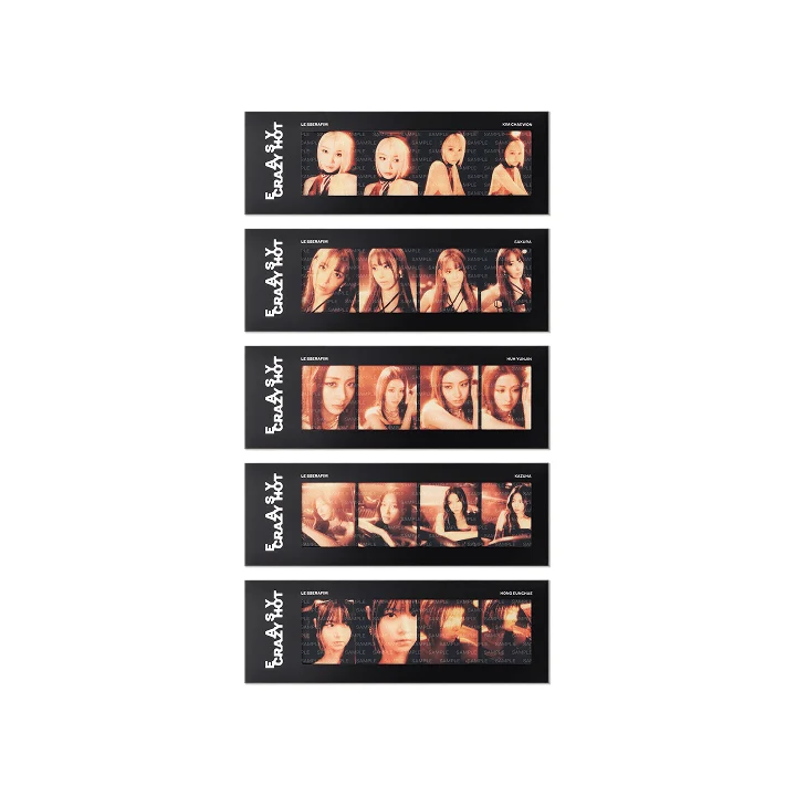 [LE SSERAFIM] 2025 TOUR : EASY CRAZY HOT : Film Photo Set