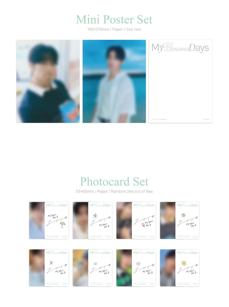 HYUNJAE (THE BOYZ) - MY PRESENT DAYS (MY DEAR DAYS THE BOYZ PHOTOBOOK)
