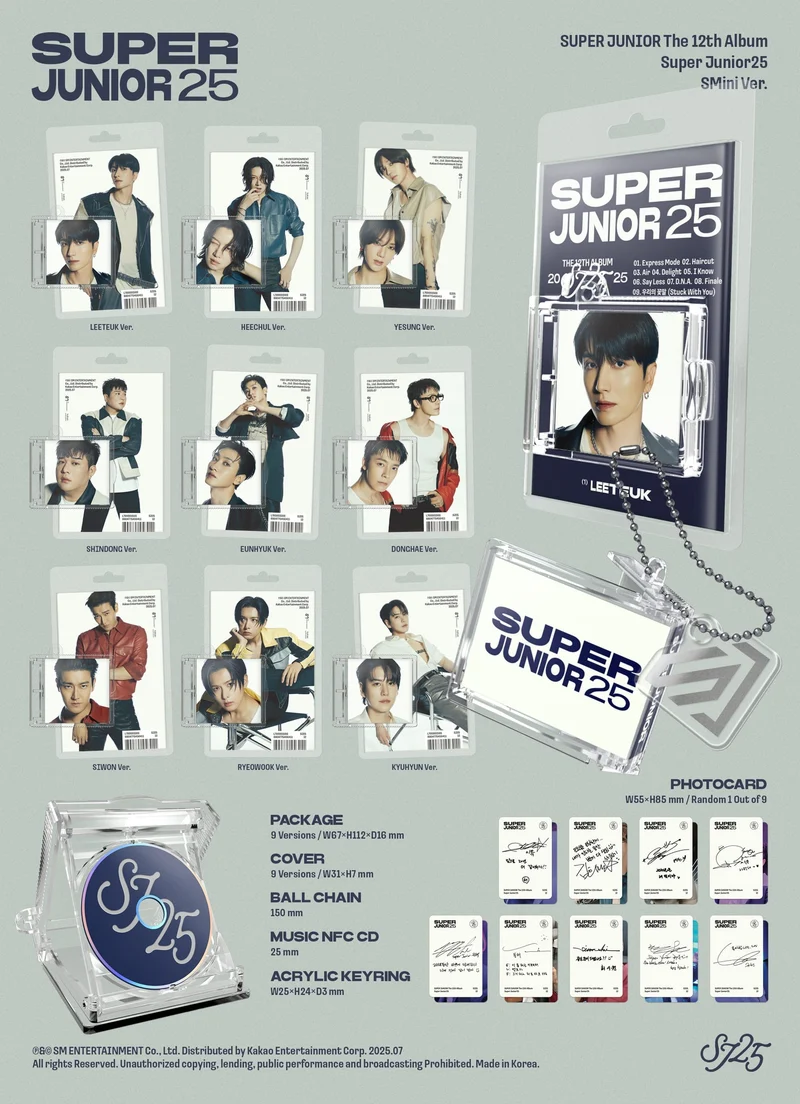 SUPER JUNIOR - SUPER JUNIOR25 (SMINI VER.)