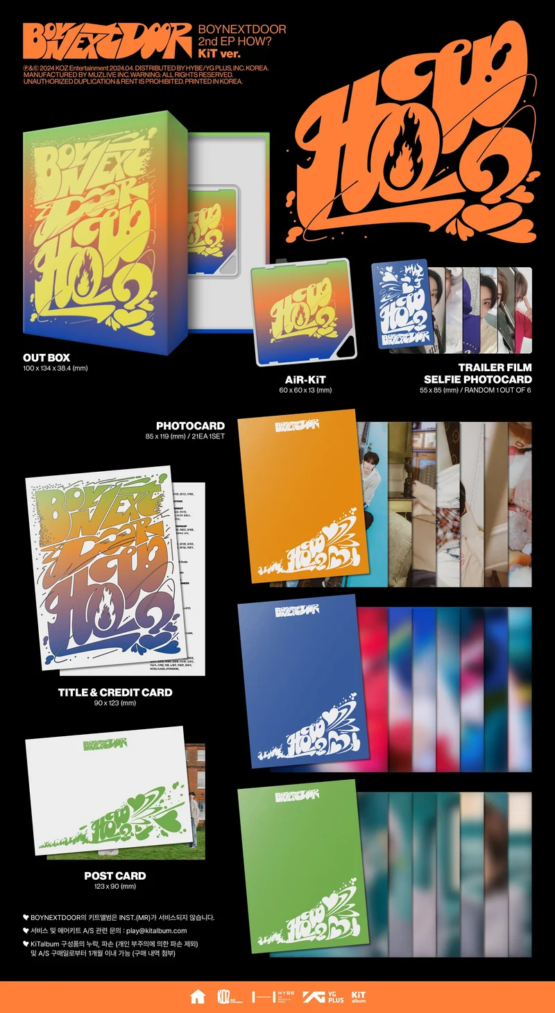 BOYNEXTDOOR - HOW? (2ND EP) KIT VER.