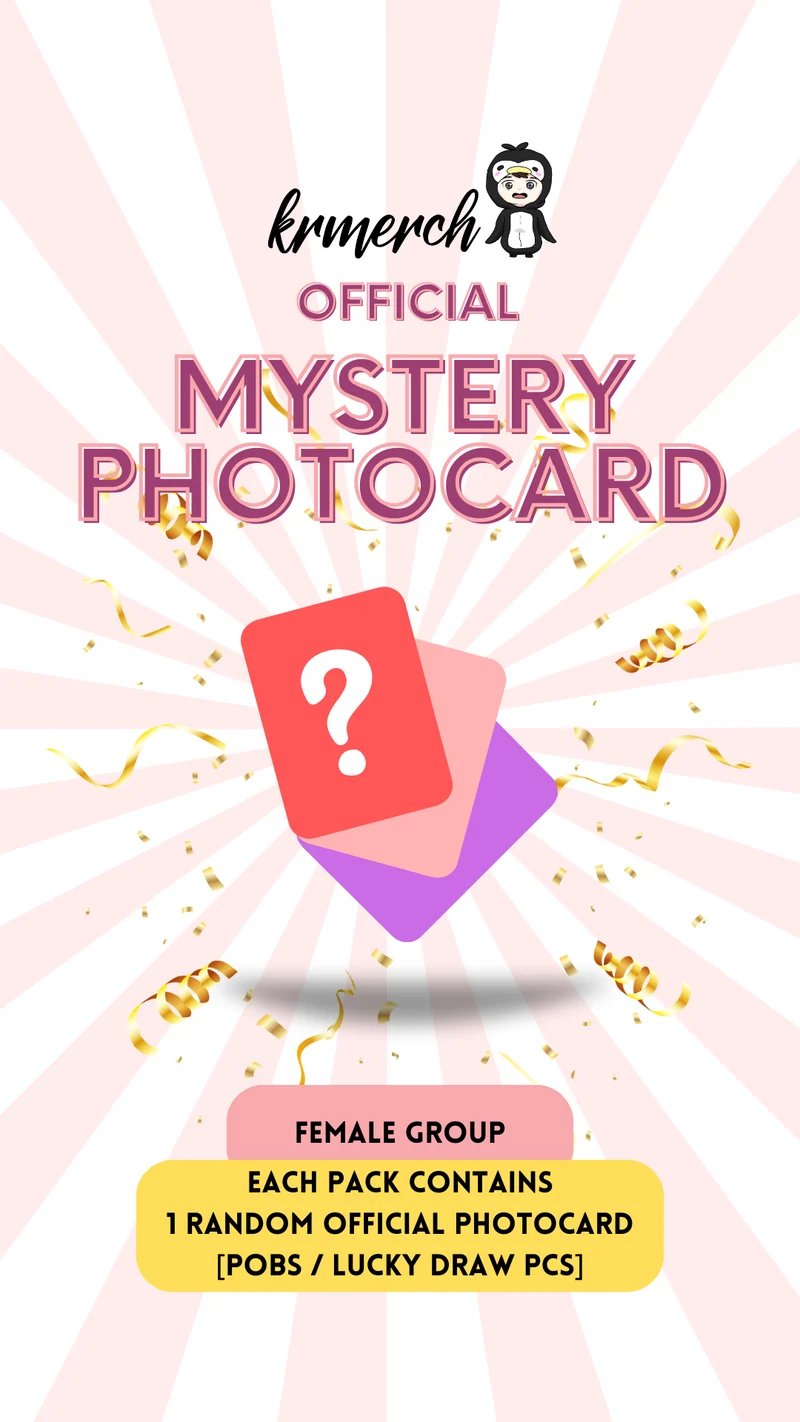 [MYSTERY PHOTOCARD] Random Official Mystery Photocard