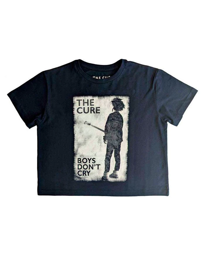The Cure - Camiseta Crop Top "Boys Don't Cry"