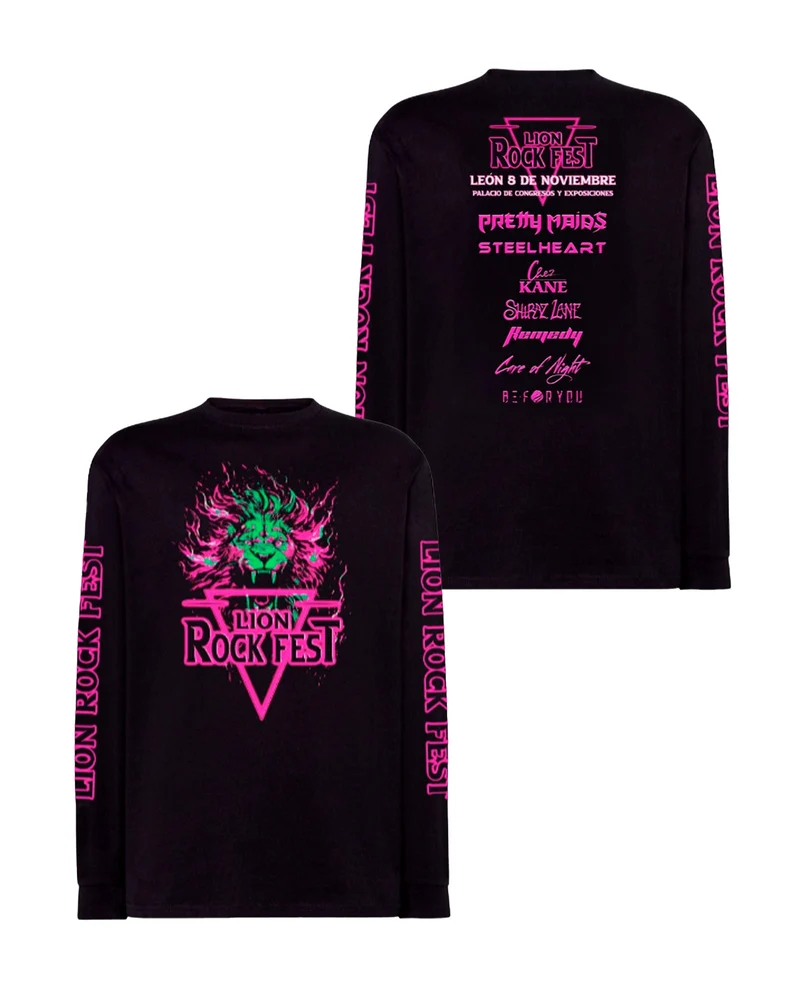 Lion Rock Fest - Camiseta Manga Larga Oficial Lion Rock Fest 2025