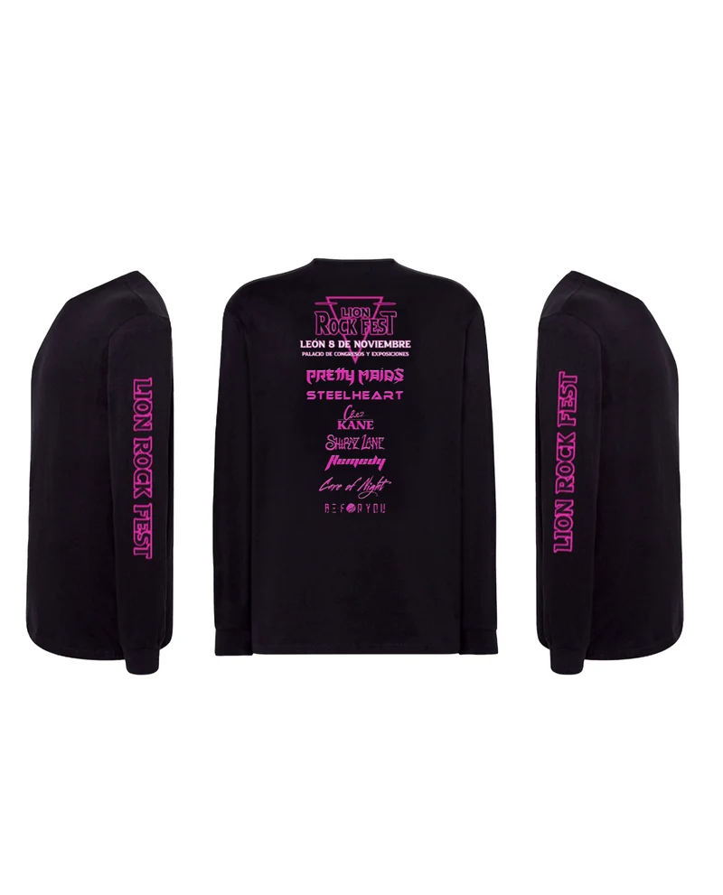 Lion Rock Fest - Camiseta Manga Larga Oficial Lion Rock Fest 2025