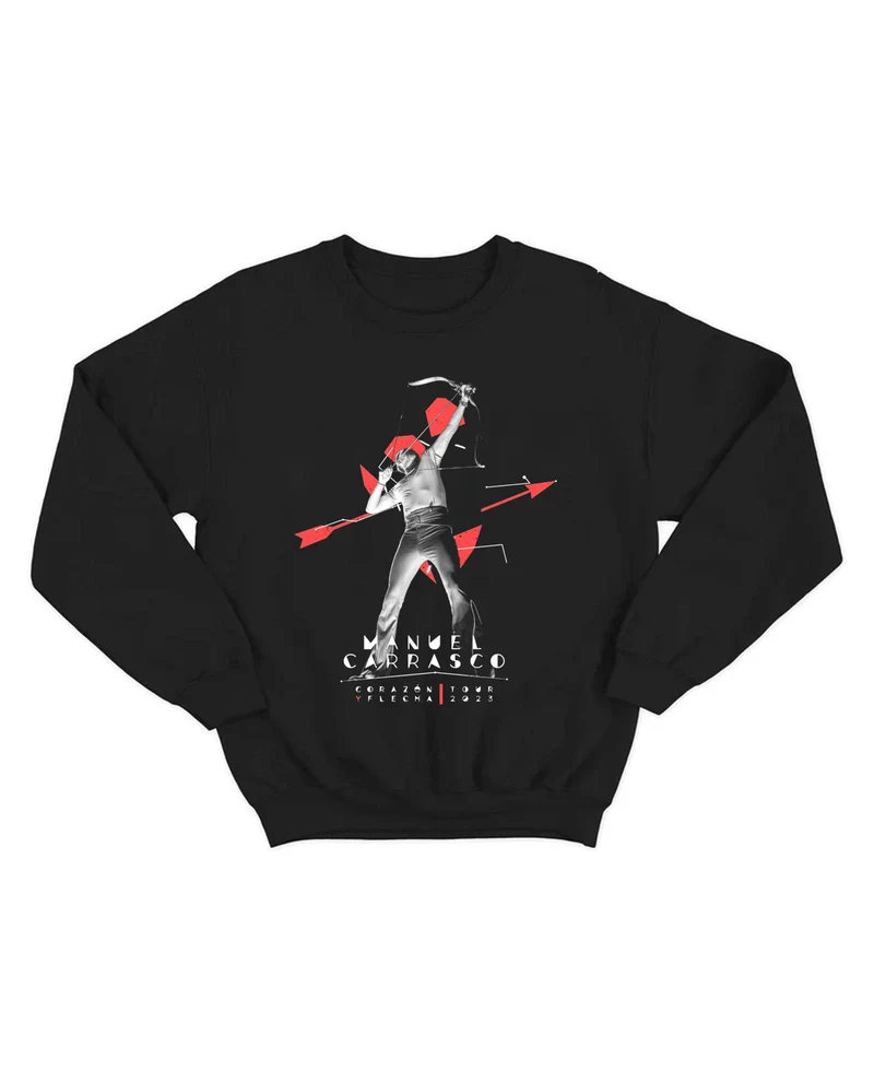 Manuel Carrasco - Sudadera Clásica Unisex "Gira Corazón y Flecha"