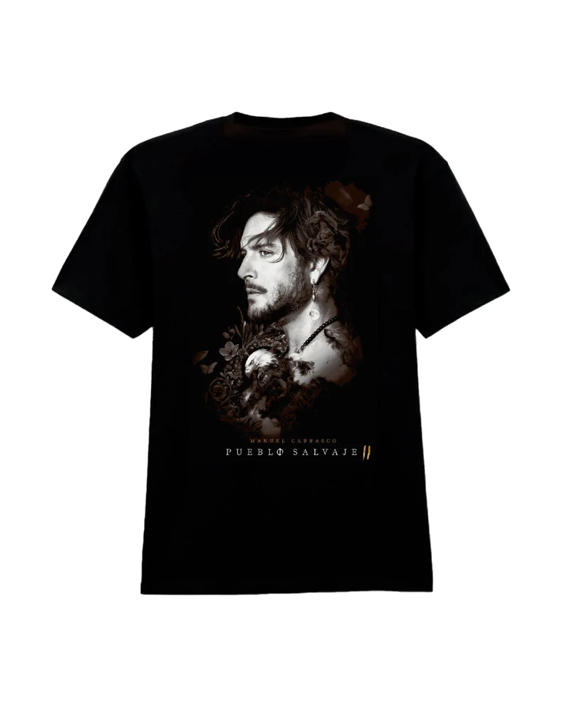 Manuel Carrasco - Camiseta Unisex "Pueblo Salvaje II Logo"